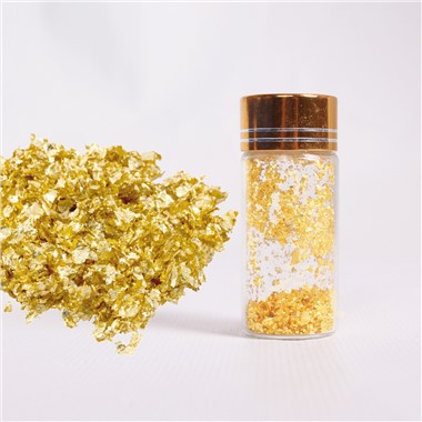 99.99 percent  Purity Edible Gold Leaf Flakes